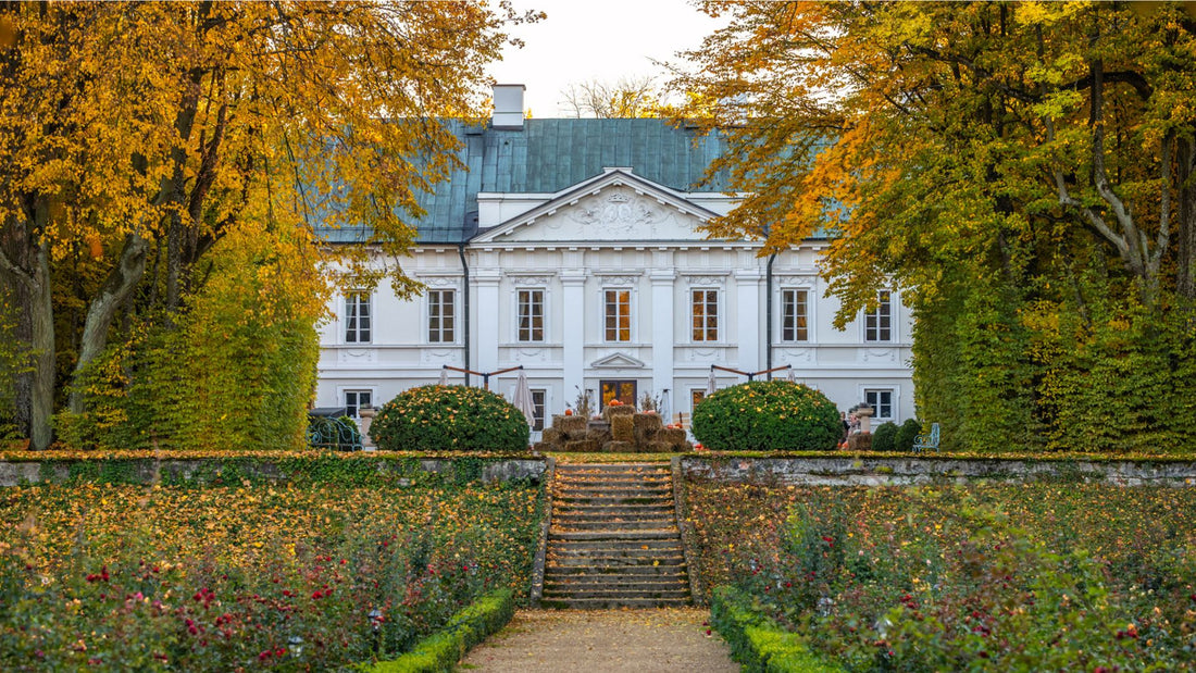 Golden Autumn at Mała Wieś Palace