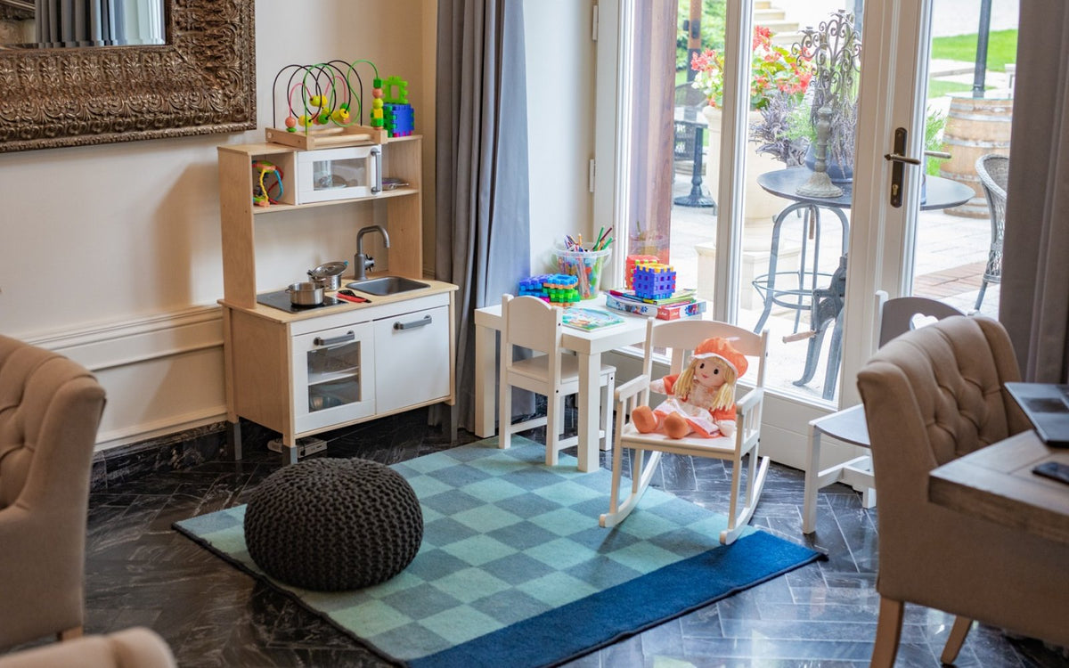 Children's play area in the restaurant